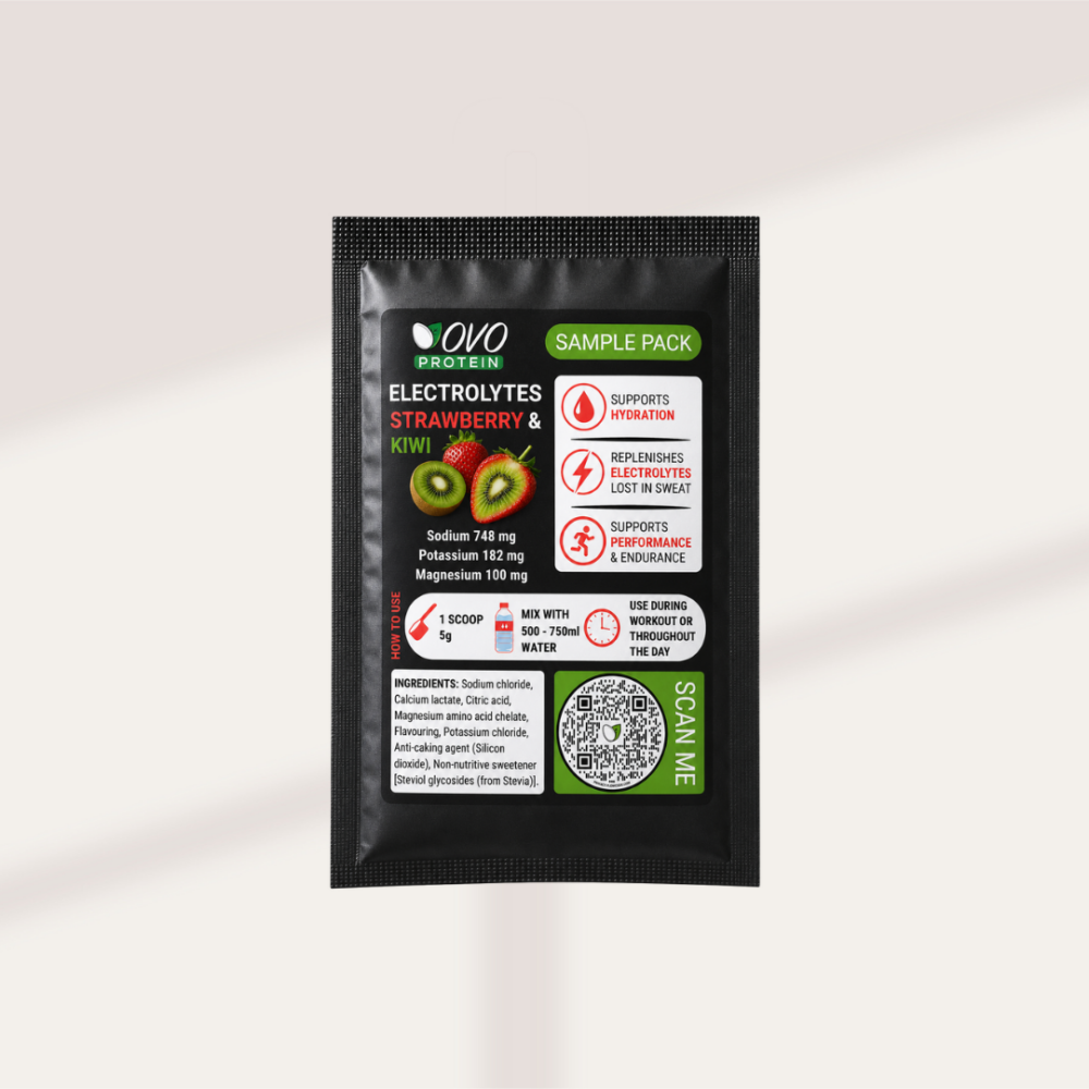 Electrolyte Powder - SAMPLE Pack 5g | Ovo Protein - Strawberry & Kiwi