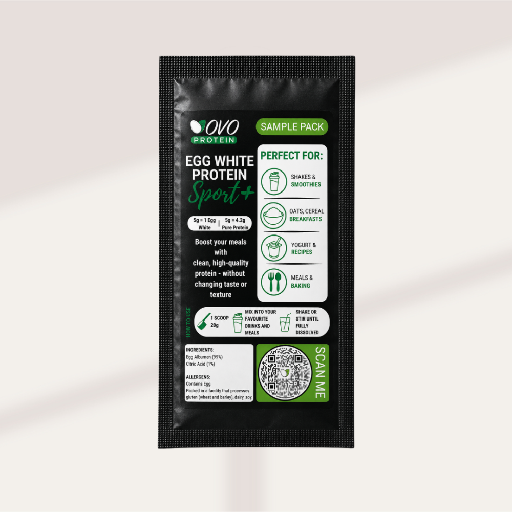 Egg White Protein SPORT+ - SAMPLE Pack 20g | Ovo Protein